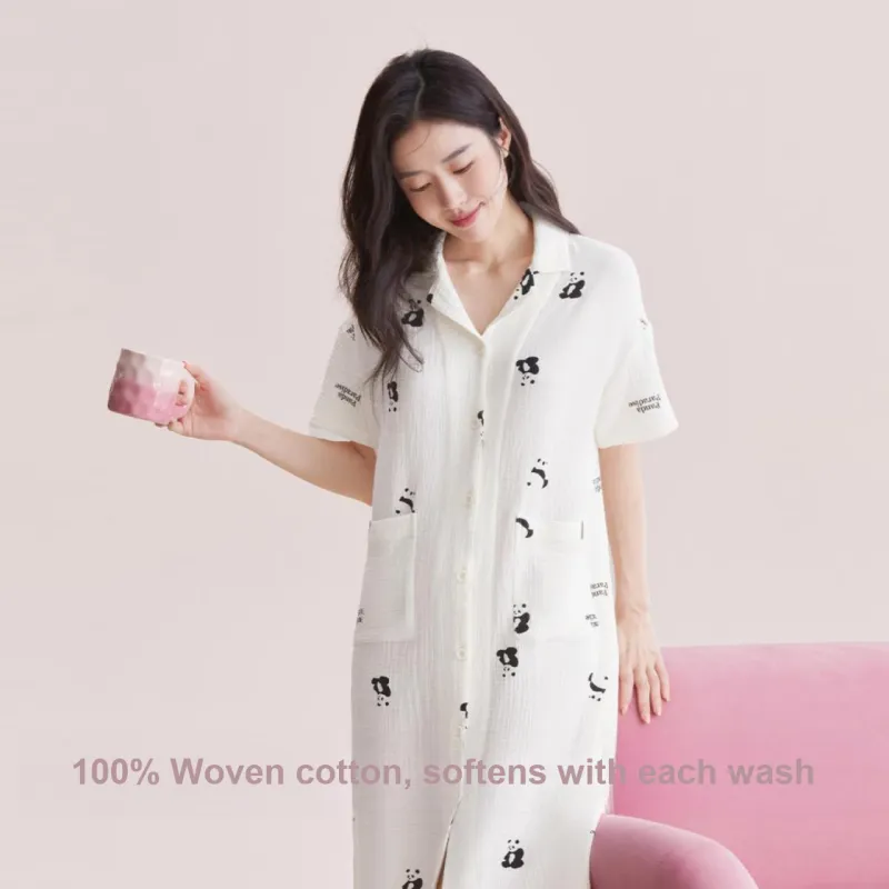 Red Beans At Home Nightgown Women's-4