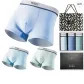 3 Pack Box Included (Light Green+Sky Blue+Gray Green) Ice Silk Ultra-Thin/7A Antibacterial/Shopping Bag Included