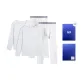 Light Gray+Light Gray (Box of 2 Sets, Worry-Free Washing and Changing)