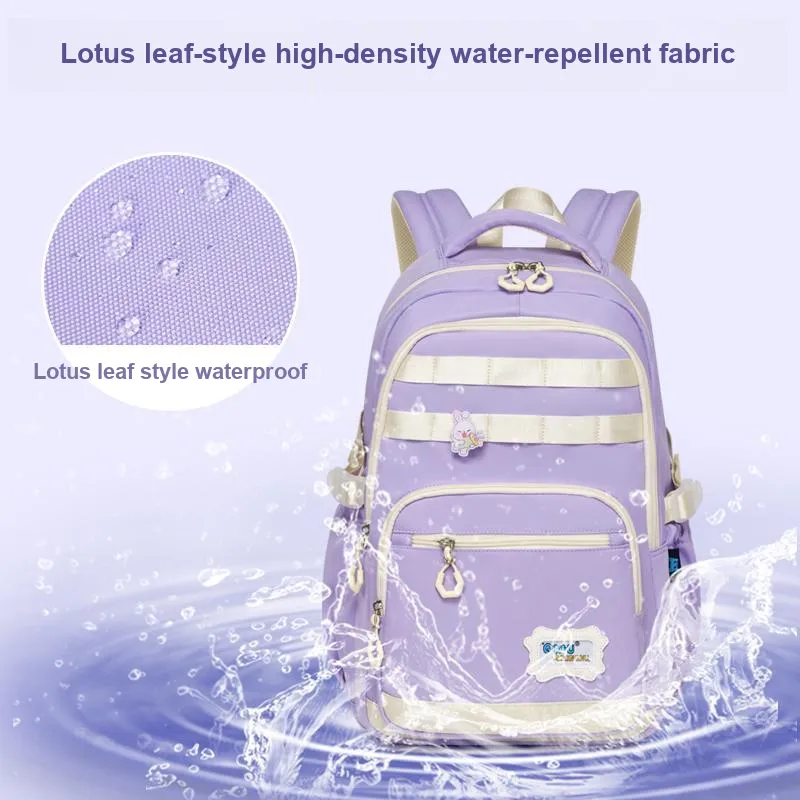 Seven Star Fox Twill Washed Fabric Polyester Backpack Tubas Women's-3