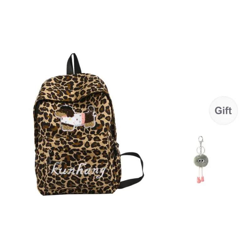 KAMLUI Nylon Backpack Unisex White/Black/Green/Brown-22