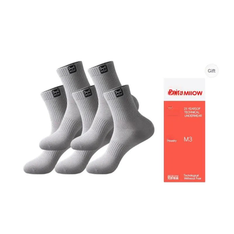 MIIOW Trend Party Series Mid-Calf Socks Men's Box 5-Pack-9