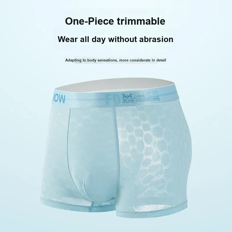 MIIOW Trendy Party Collection Cooling Summer Collection Underpants Men's Combo Set-7