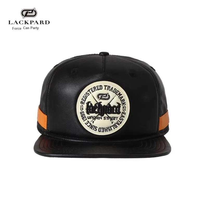 Lackpard Artificial Leather Baseball Caps Unisex-3