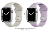 Apple Silicone Strap-Starlight * Elegant Purple