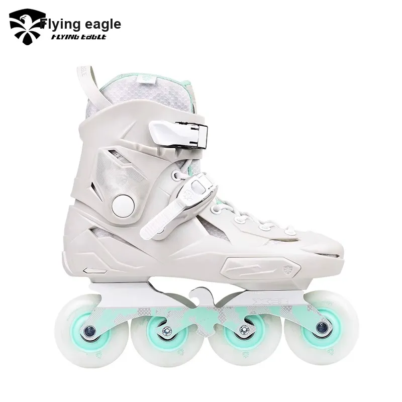 FLYING EAGLE Inline Skates High School University Roller Skating Freestyle Unisex Size 35 46 Mint White-2