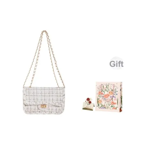 Gerlanx Вязаная ткань Сумка через плечо Унисекс Черный Белый