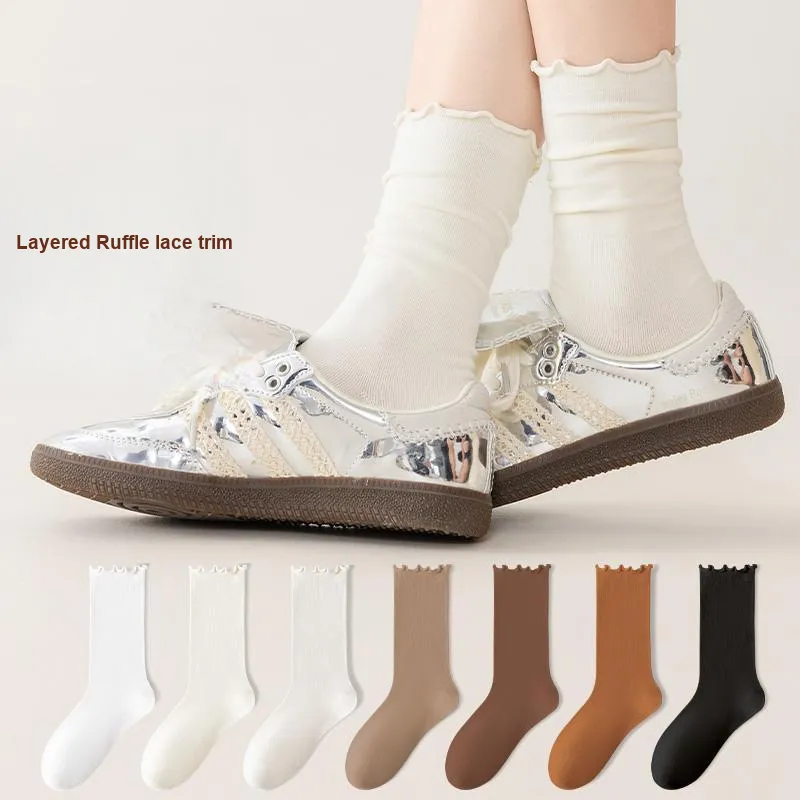 Cotton Gene Mid Calf Socks Women's 3 Pack-2