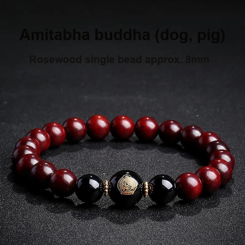 MUSHENGYUAN Rosewood Bracelets Unisex-52