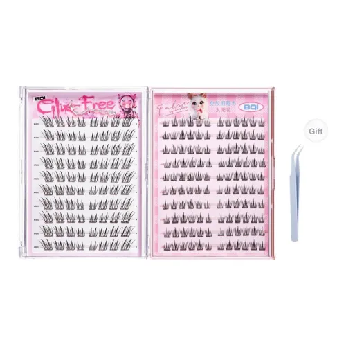 BQI Лиса Series+10 Rows Подсолнух Клей Бесплатно Накладные ресницы Увеличивающие объем Стиль Естественный Длительность Стиль