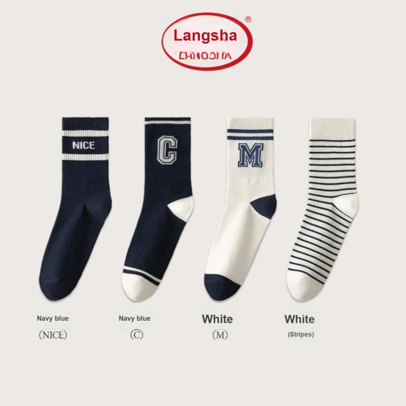 Lanza Mid-Calf Socks Men's 4 Pack-1