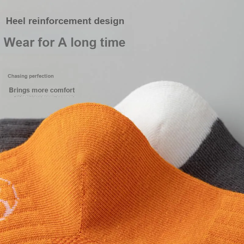 FAIRWHALE Mid Calf Socks Unisex 5 Pack-13