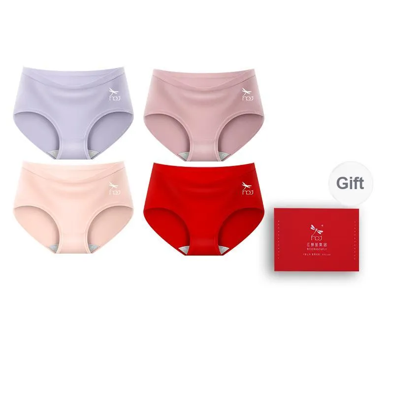 RED DRAGONFLY Underpants Women's Box 4 Pack-12
