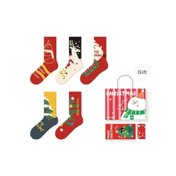 JKN Mid Calf Socks Unisex 5 Pack