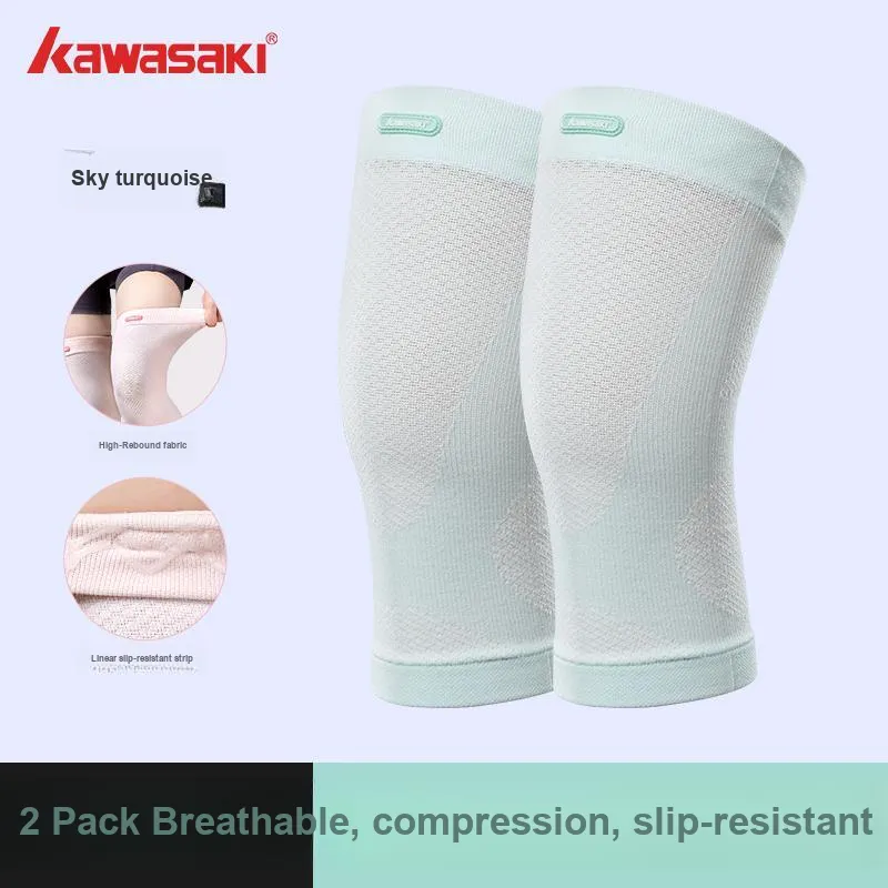Kawasaki Running Mountaineering Cycling Badminton Basketball Fitness Women's Polyamide Polyester Elastane Knee Pads-10