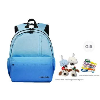 Hahhhsis Polyester Middle School Student, High School Student, University Student Backpack Unisex Gradient Coffee