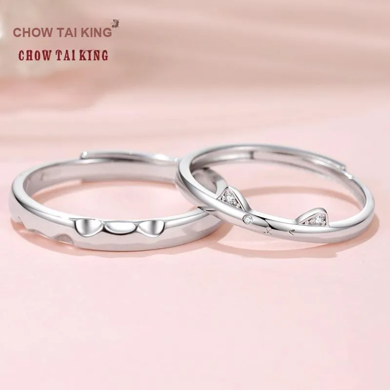 CHOW TAI KING 999 Fine Silver Rings Unisex-1