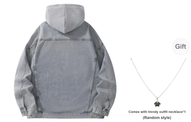 LA'T.WEEKEND Fall Denim Jackets Unisex-29