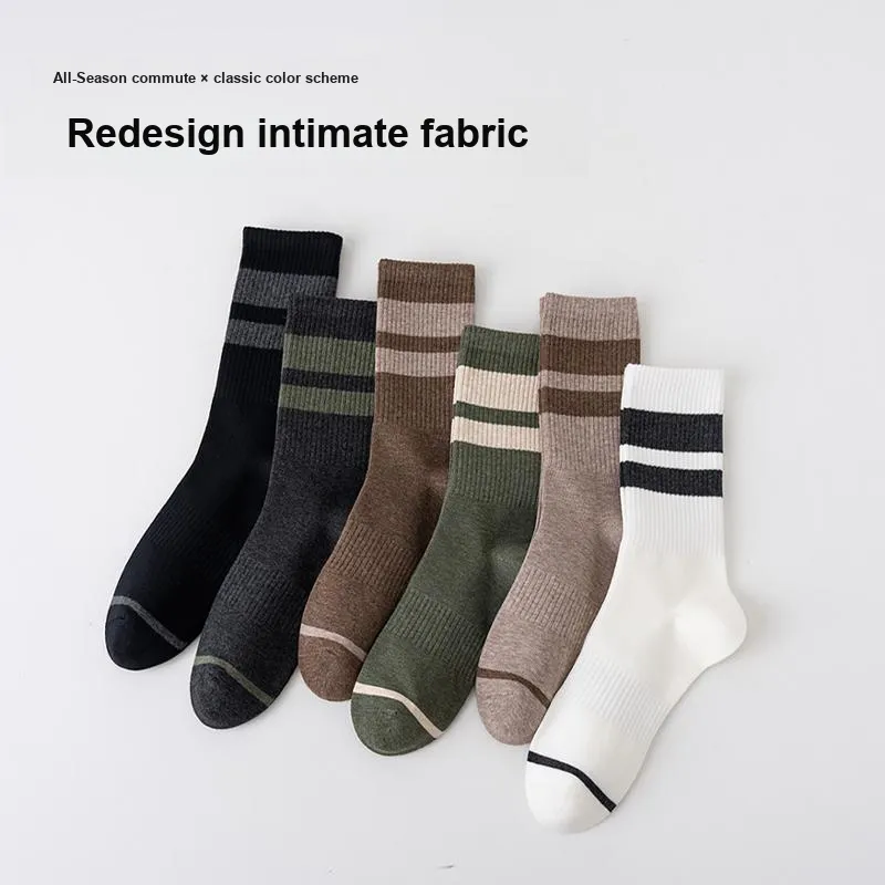 Caramella Mid Calf Socks Men's Combo Set-35