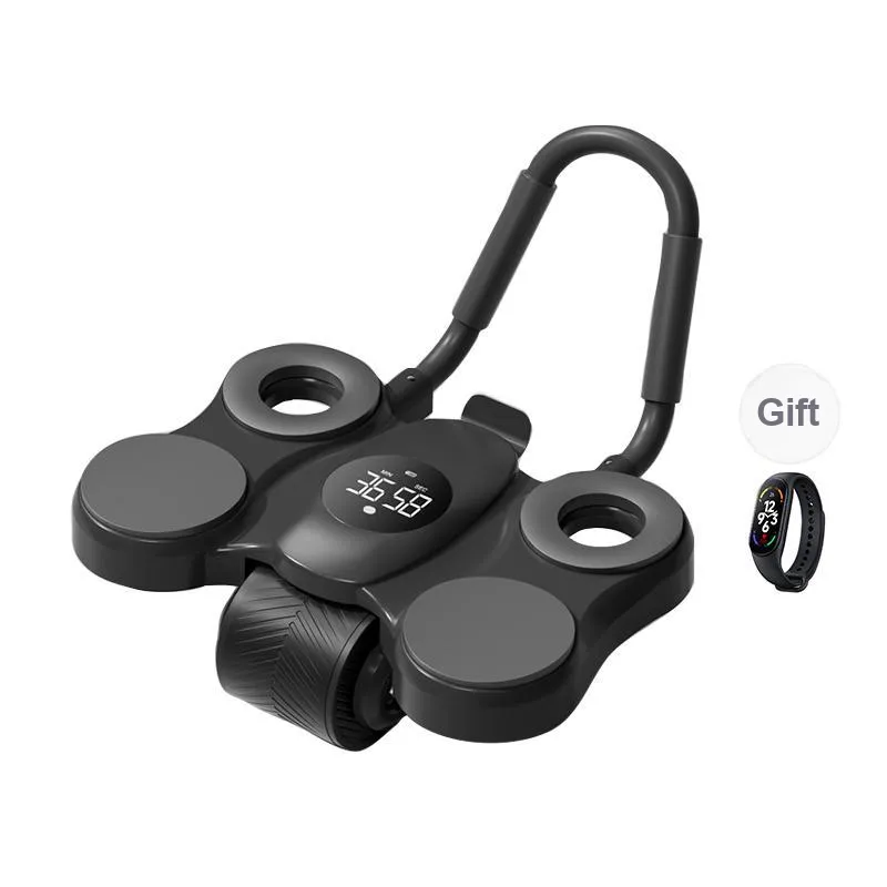 SMVP Abdominal Roller Fitness Equipment Automatic Rebound Tummy Tucking Magic Household Ab Roller-26