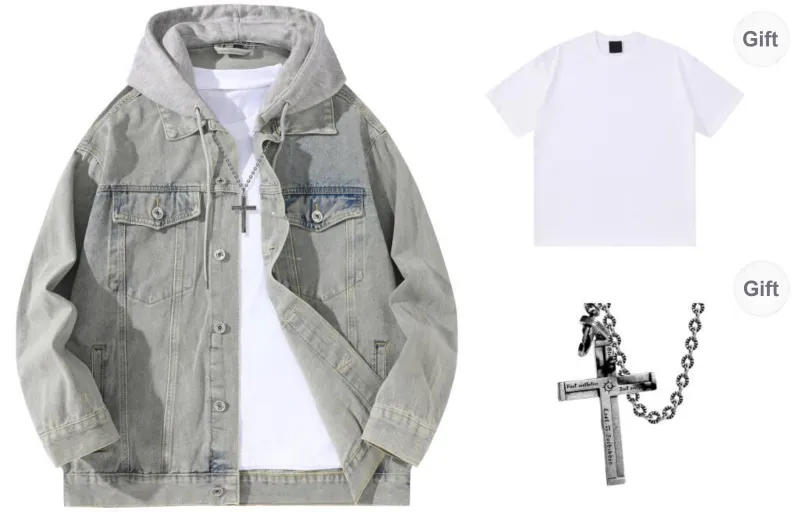 A.X.S.K x Lost N Forbidden Denim Jacket Unisex-11