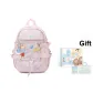 Ballet pink + blue bear pendant