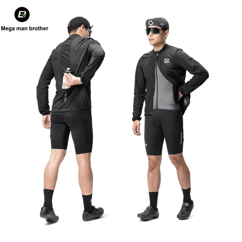 ROCKBROS Cycling Clothing Men's Black-3