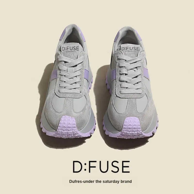 D FUSE SCANDINAVIA Lightweight Warm Low Top Chunky Sneakers Women's-2