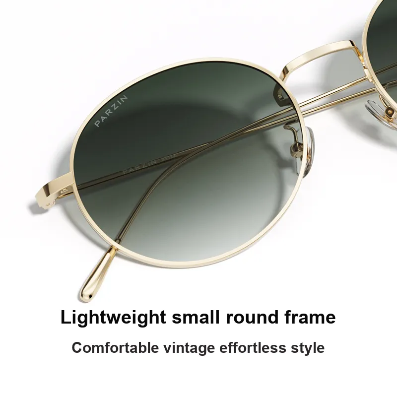 PARZIN Alloy Oval Sunglasses Unisex-2