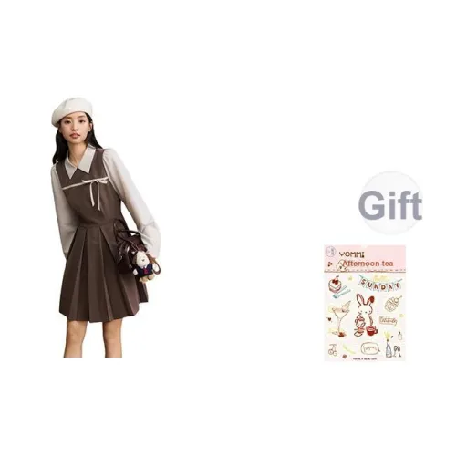 ZIHAN Длинное платье с длинными рукавами женское