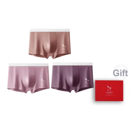 RED DRAGONFLY Хлопок Трусы Мужские 3 Пачки Подарочный Набор Коробка