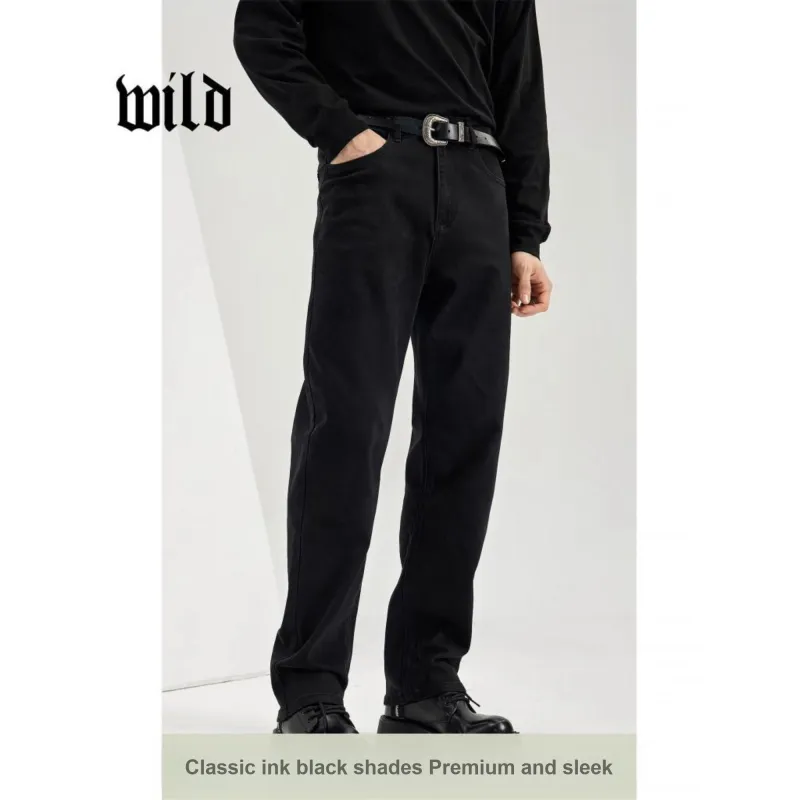 WILD LEADER Jeans Men's [W3238Q61V33]Black-2