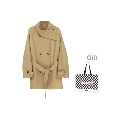 STARFEI Khaki Женская тренч-куртка