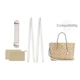 Set of 3 Ecru Shoulder Straps (2 Pack)+Pressure-Relieving Shoulder Pads+Liner