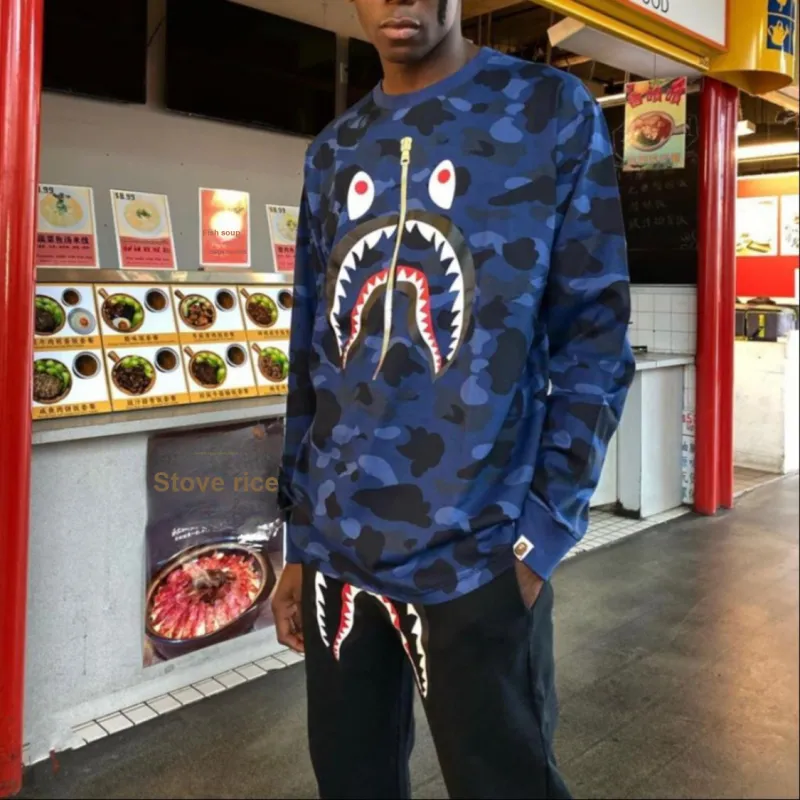 Bape Color Camo Shark Crewneck-2