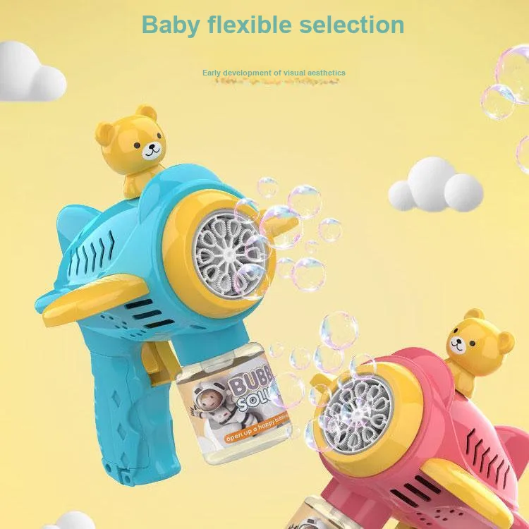 Lezhi By Me Handheld Gatling Fully Automatic Electric Bubble Machines-2