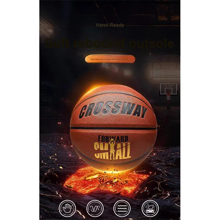 CROSSWAY PU Basketball Light Pink Size 7 Training Unisex-4