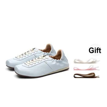 FOOT INDUSTRY Foot Industry Low Top Thin Sole German Army Trainers Unisex Light Sky Blue