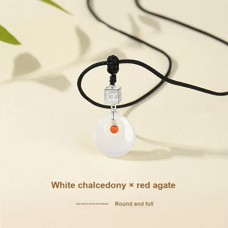 KADER Chalcedony Necklaces Women's-3