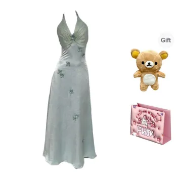 FLIM Sleeveless Dresses Women's Green Bear Box