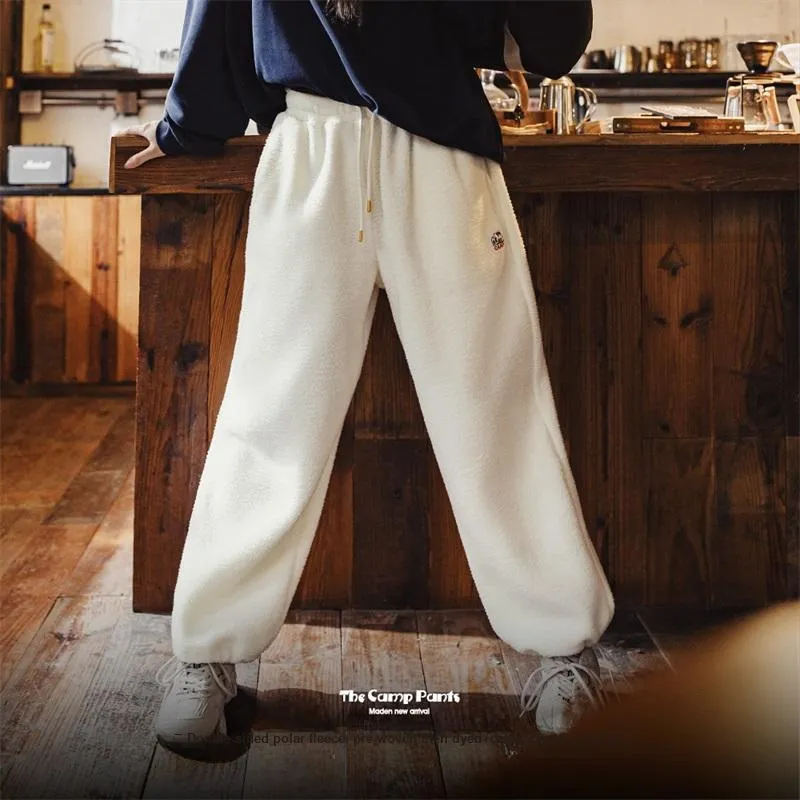 MADEN Casual Pants Women's Ecru-4
