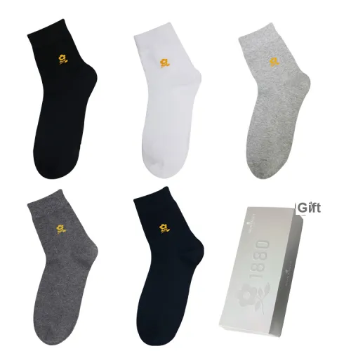 Montagut Knee High Socks Men's Box 5 Pack