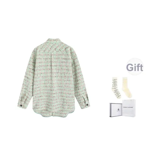 Charlie Luciano Рубашка Унисекс Мятно-зеленый