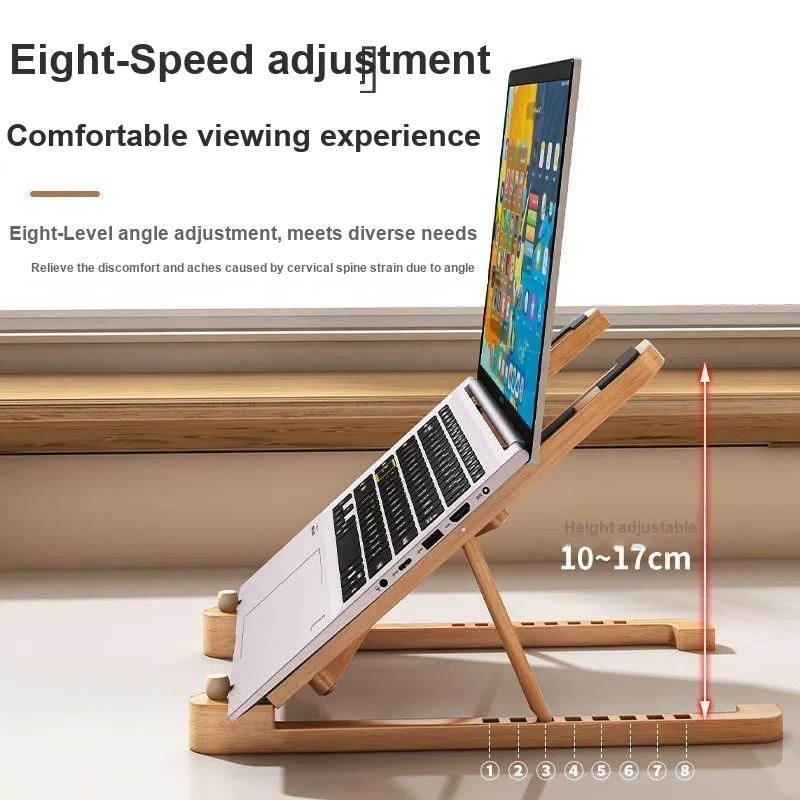 LUCK OU Tablet Stands Desktop Height Adjustable Radiator Foldable And Portable Cooling Stand-2
