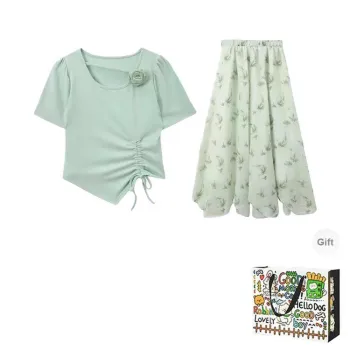 BVODE Two Piece Skirt Sets Women's