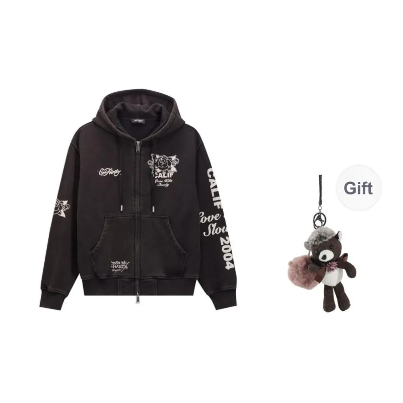 Ed Hardy FW24 Sweatshirt Women's Black-0