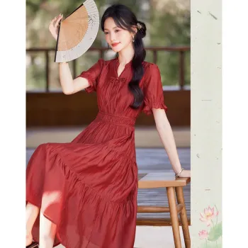 Like The Age Of Water Short Sleeved Dress Women's