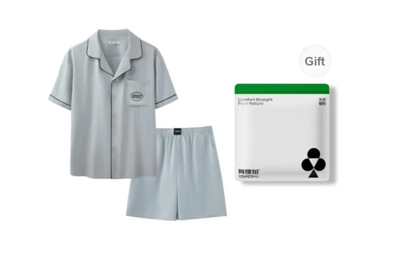 YOUKESHU Pajama Set Men's Shopping Bag-8