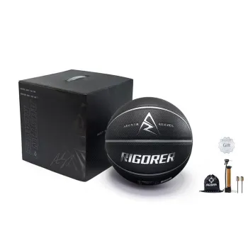 RIGORER PU Basketball Black Silver Size 7 Ball Training Unisex