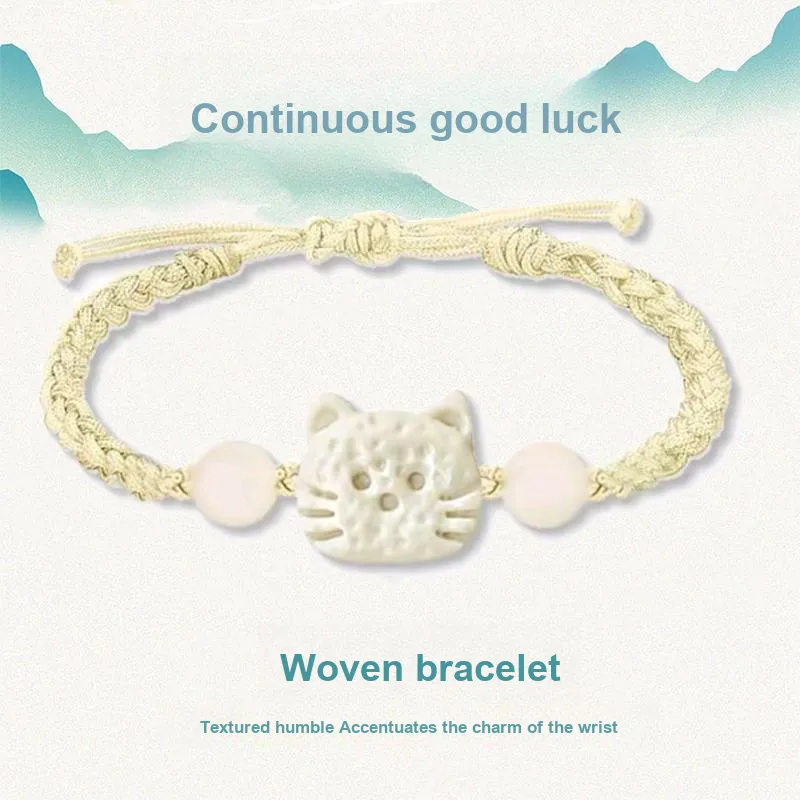 YUSHENGQING Colored Glaze Bracelets Unisex-5